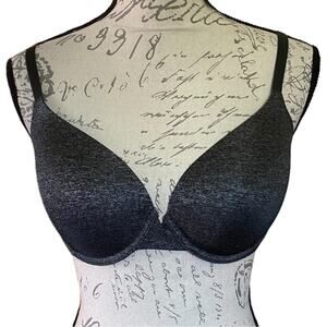 Victoria’s Secret Black Uplift Semi Demi Bra Size 32DD